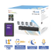 Kit TurboHD 1080p + SSD 1 TB / DVR 4 Canales / 4 Cámaras Bala ColorVu con Micrófono Integrado / Fuente de Poder / Accesorios de Instalación