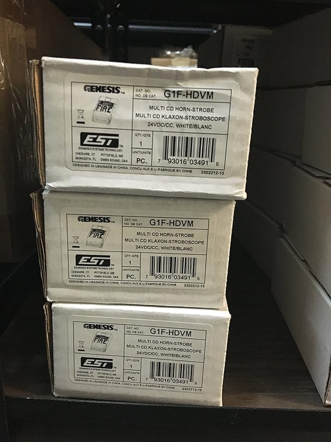 Bocina estroboscópica Temporal, Color Blanco  Edwards