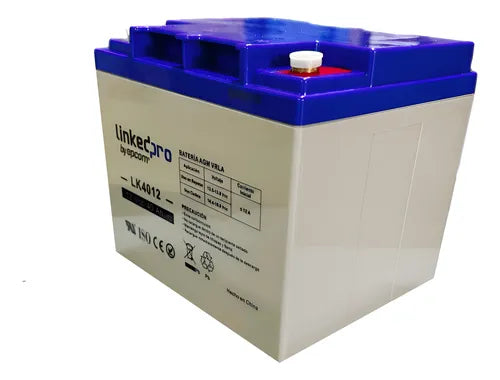 Batería 12 V / 18 Ah / UL / Tecnología AGM / Vida útil promedio de 5 años / Para uso en equipo electrónico, Alarmas de Intrusión / Incendio/ Control de acceso / Video Vigilancia / Terminales T1