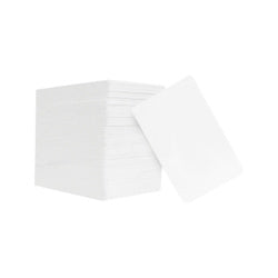 Tarjetas Imprimibles de PVC, 5.39 x 8.57cm, Blanco - 100 Piezas