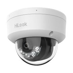[Dual Light] HiLook Series / Domo IP de 4 Megapixel / Uso en interior / Lente 2.8 mm / 20 mts IR + 20 mts Luz Blanca / Micrófono Integrado / ACUSENSE Lite / PoE / dWDR / H.265+ / ONVIF