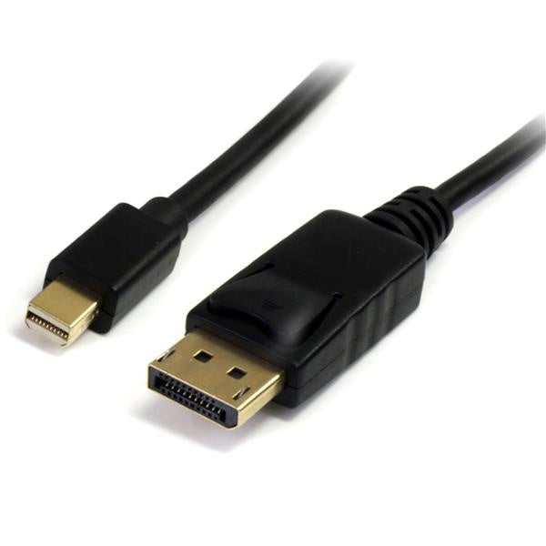 Cable mini DisplayPort 1.2 Macho - DisplayPort 1.2 Macho, 4K, 60Hz, 1.8 Metros, Negro