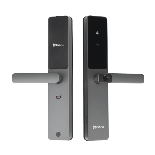 Cerradura Inteligente / Cerrojo Tipo Americano / Wi-Fi / Bluetooth  /  Códigos Temporales Para Visitantes / Lectura de Huella / Lectura de Tag / Contraseña /  Botón para Timbrar / Apertura remota /  No Requiere Hub