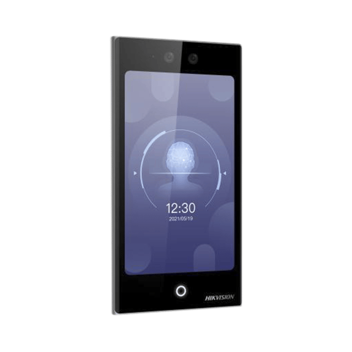 Terminal Facial WiFi con pantalla de 7" / Exterior IP65 / 10,000 Rostros y 50,000 Tarjetas / 10,000 Huellas (Módulo Opcional) / ISAPI / ISUP 5.0 / Codigos QR y Bluethooth / Intercom SIP Estandar / HIK-IA