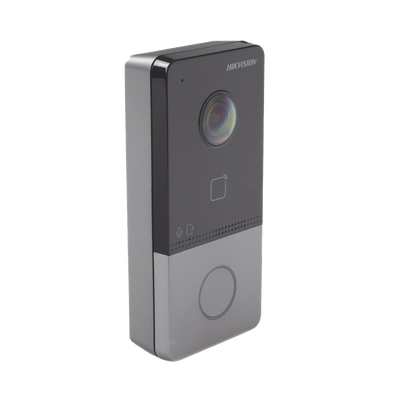 Videoportero IP 2 Megapixel / PoE Estandar / IP65  / Apertura desde Hik-connect / Soporta 1 Departamento y Hasta 6 Monitores / Soporta Tarjetas Mifare / 1 Salida Relay