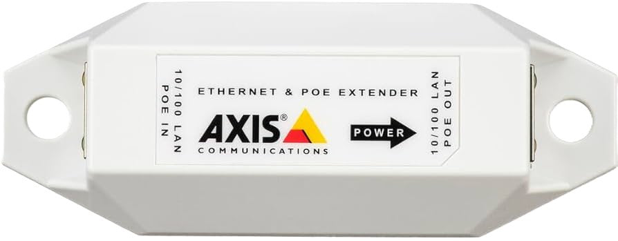 Extensor PoE para Interior Axis T8129, más de 100 m Ethernet y PoE