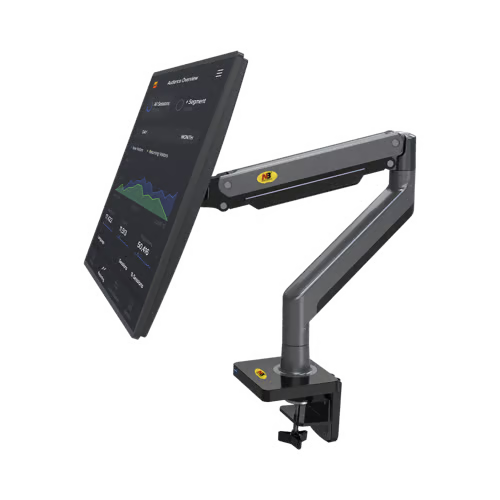 Montaje de Escritorio Articulado para Monitores de 22-40" / Soporta hasta 15 kg / Vesa 75 x 75 / 100 x 100 / Acero / Giro: 360°