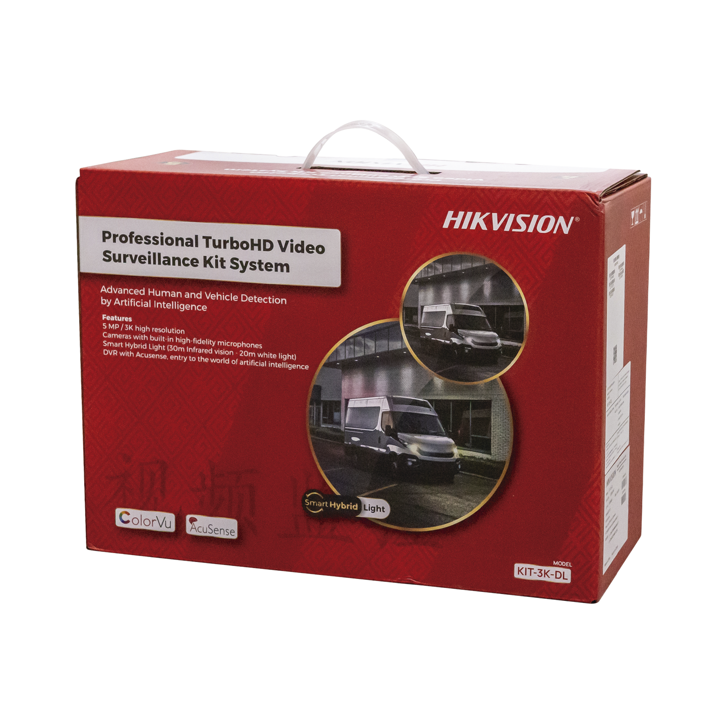 [Dual Light] Kit TurboHD 3K (5 Megapixel) / DVR 4 Canales / 4 Cámaras Bala para Exterior y Metal / Micrófono Integrado / Accesorios de Interconexión / Fuente de Poder