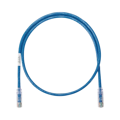 Cable de Parcheo UTP Categoría 6, con Plug Modular en Cada Extremo - 1 Metro (3.28 Pies) - Azul