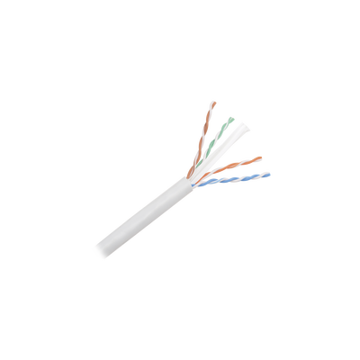 Bobina de Cable UTP 305 Metros (1000 Pies) de Cobre, NetKey, Reelex, Gris, Categoría 6 (24 AWG), 1000Mbps, PVC (CM), de 4 Pares