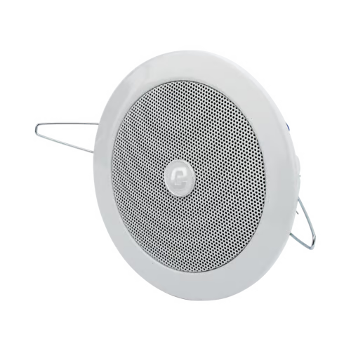 Altavoz  4" | Montaje en Techo | 3 - 6W | 70/100V | Frente Metálico | Resistente a Humedad