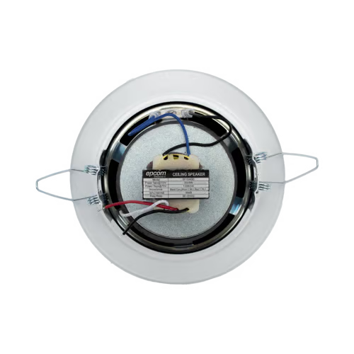Altavoz  4" | Montaje en Techo | 3 - 6W | 70/100V | Frente Metálico | Resistente a Humedad