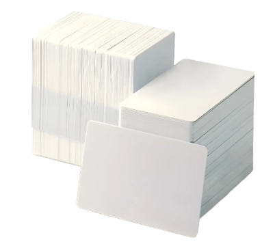 Tarjetas Imprimibles de PVC, 5.39 x 8.57cm, Blanco - 100 Piezas