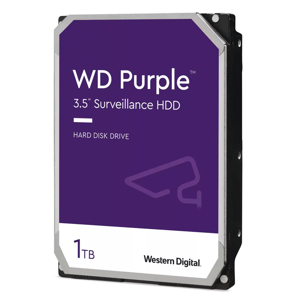 Disco Duro Purple de 1 TB / 5400 RPM / Optimizado para Soluciones de Videovigilancia / Uso 24-7 / 3 Años de Garantia