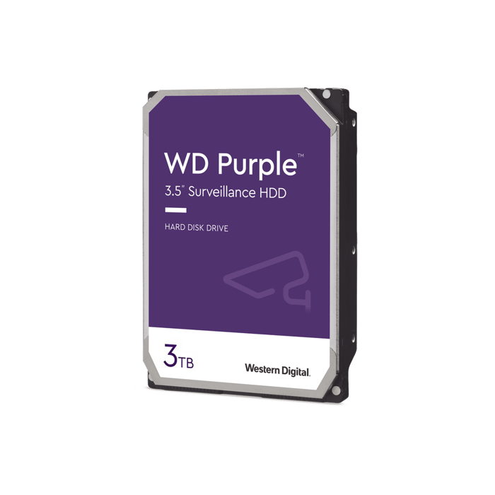 Disco Duro PURPLE de 3TB / 3 AÑOS DE GARANTÍA / Para Videovigilancia