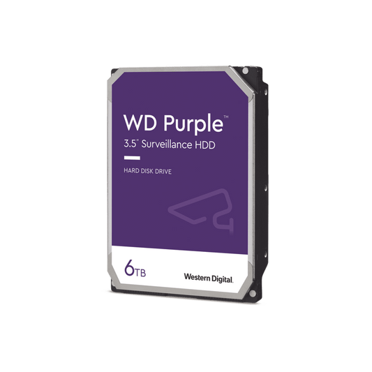 Disco Duro PURPLE de 6TB / 3 AÑOS DE GARANTÍA / Para Videovigilancia
