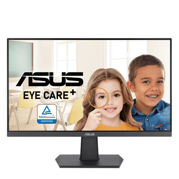 Monitor LED LCD ASUS VA27EHF / 27 Pulgadas / Resolución Full HD 1920x1080 / Relación de Aspecto 16:9 / Frecuencia de Refresco 100 Hz / Clase de Eficiencia Energética E / Garantía de 7 Años